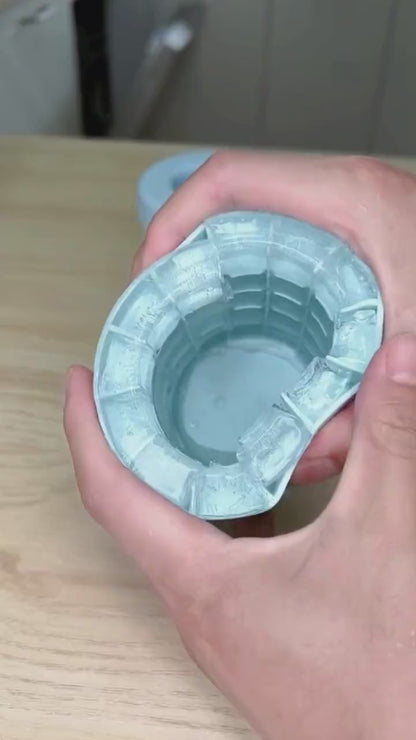 Cylinder Silicone Mini Ice Cube Mold, 3D Silicone Ice Cubes Tray Holds Ice Cubes